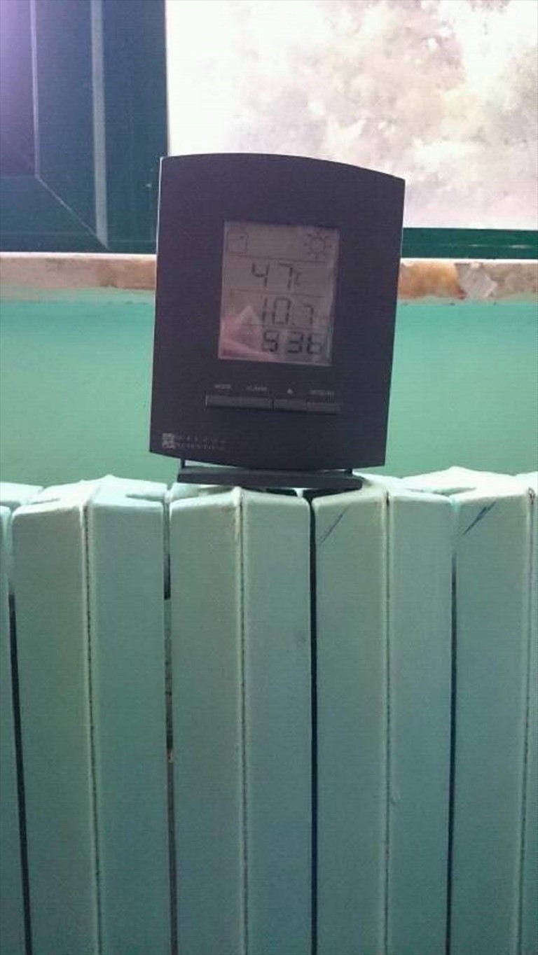 termosifoni spenti a scuola