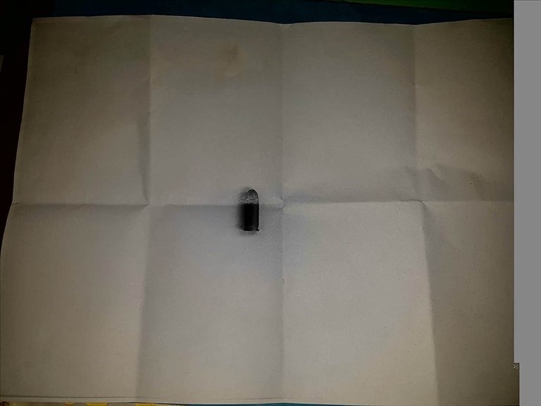 la fotocopia del proiettile indirizzato a gemmato