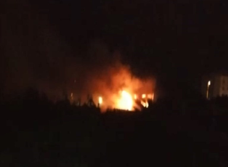 incendio in via vecchia sovereto