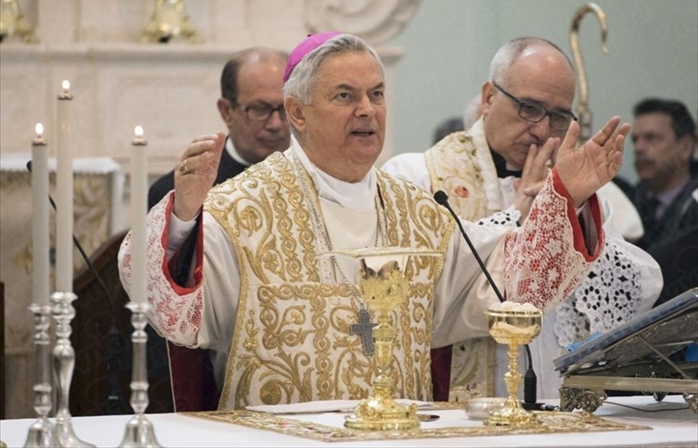 L insediamento di monsignor Cornacchia