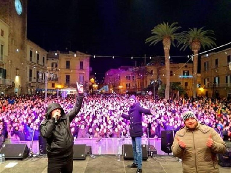 Il capodanno in piazza Cavour