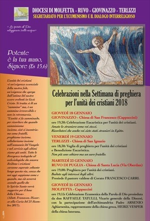 Settimana di preghiera per l’unità dei cristiani