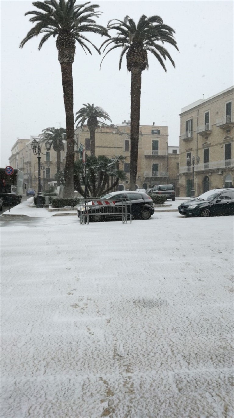 Ancora neve su Terlizzi