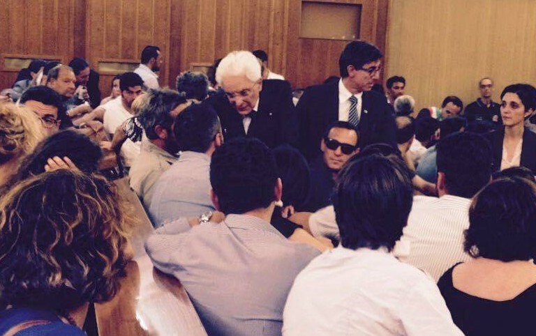 Mattarella incontra le famiglie delle vittime