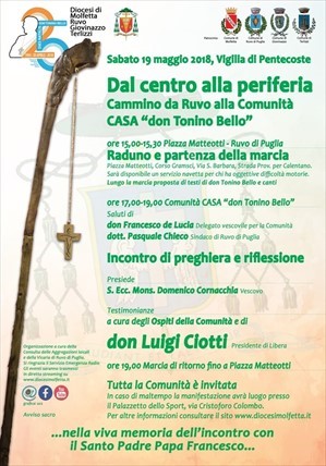 "Dal centro alla periferia. Cammino da Ruvo alla comunità Casa Don Tonino Bello"