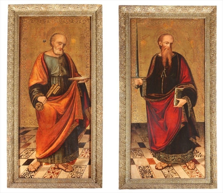 Le pale di San Pietro e Paolo in mostra al Museo Diocesano