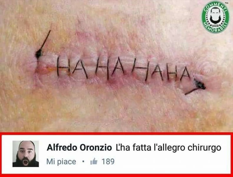 Uno dei Commenti Memorabili di Alfredo Oronzio
