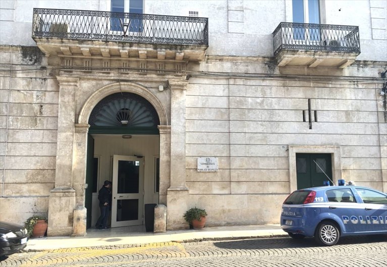 Il commissariato di Polizia a Ostuni