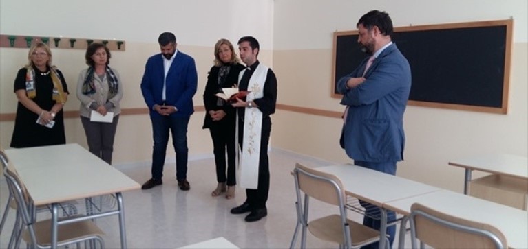 Inaugurazione delle nuove tre aule al "Tedone"