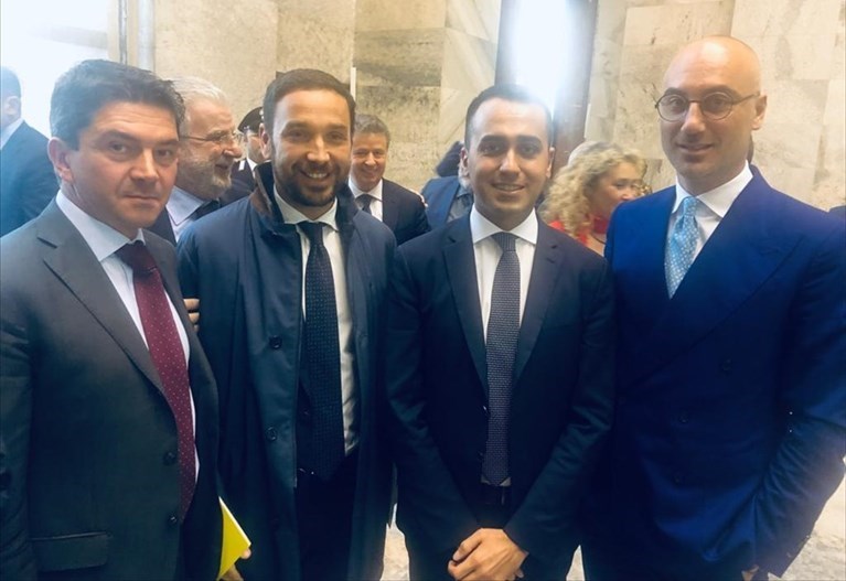 Da sinistra: il presidente di Coldiretti Lecce Cantele