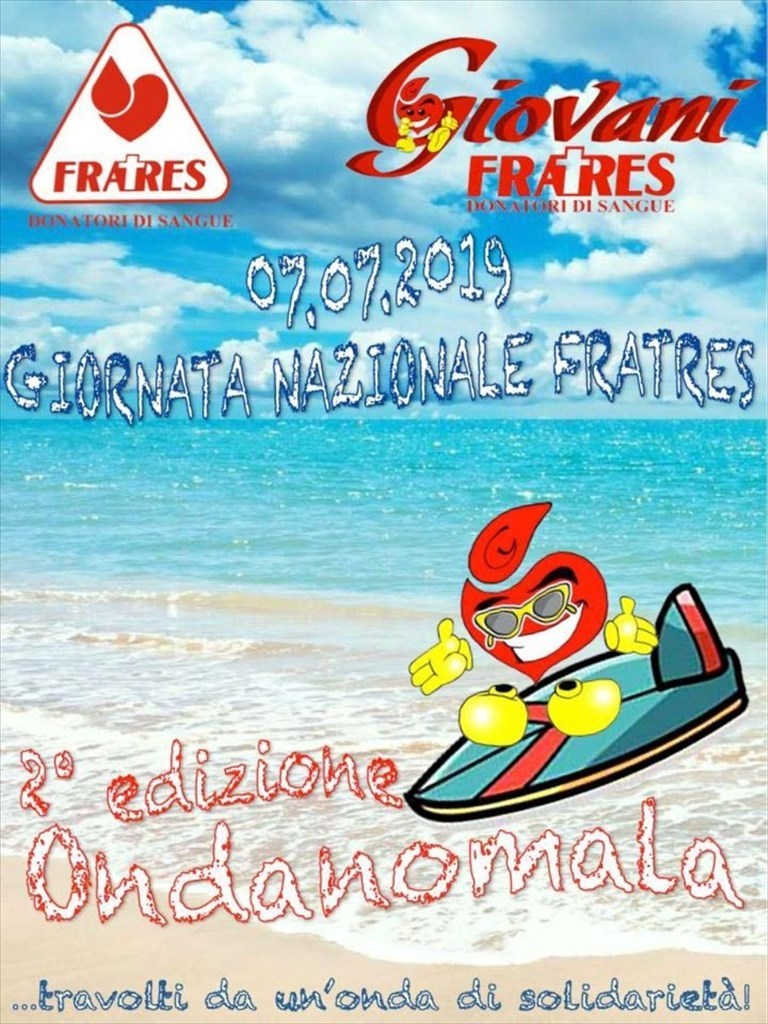 Per la Giornata nazionale del donatore Fratres torna Ondanomala