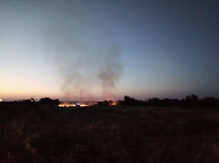 rogo causato dai fuochi d'artificio
