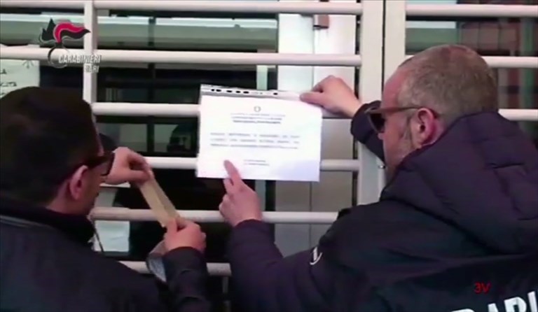 Il sequestro eseguito dai carabinieri