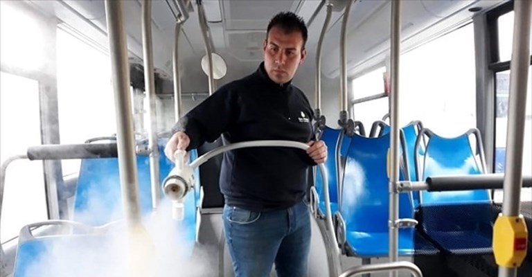 Trasporti pubblici pugliesi, sanificazioni straordinarie dei mezzi e dispenser di gel disinfettanti