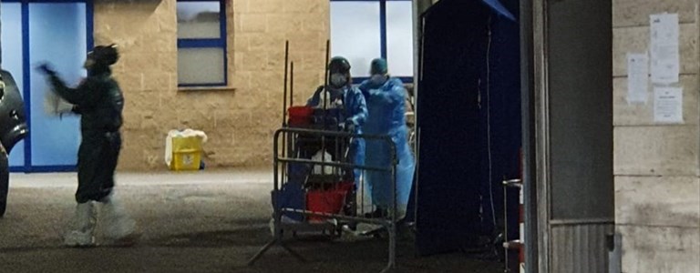 emergenza coronavirus al Bonomo