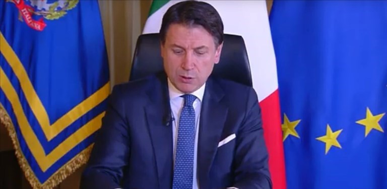 Il premier Conte