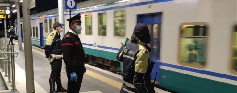 I controlli alla Stazione di Bisceglie
