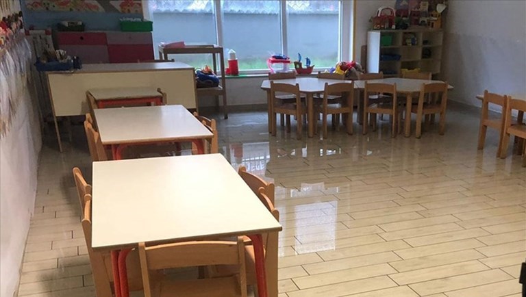 Scuola Pacecco allagata