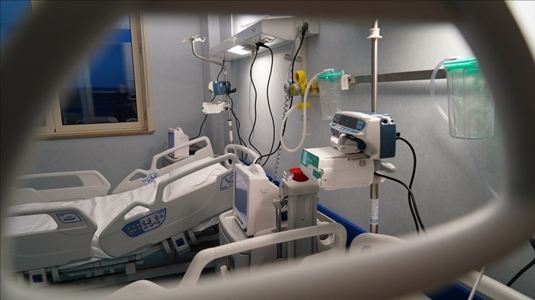 Reparto Covid dell’Ospedale della Murgia