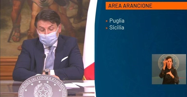 La Puglia è "Zona Arancione"