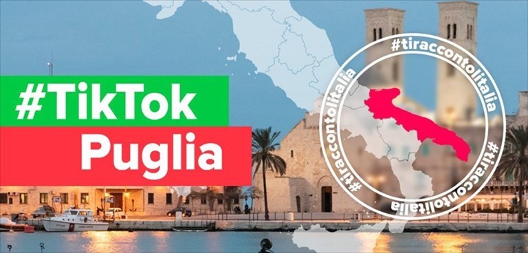#TikTokPuglia: arriva la campagna #tiraccontolitalia