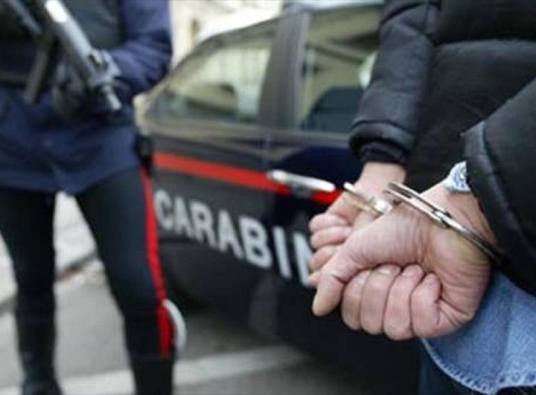Arresto ad opera dei Carabinieri
