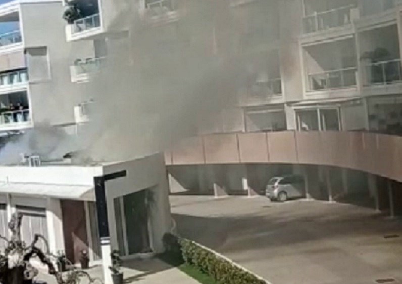 Il luogo dell'incendio