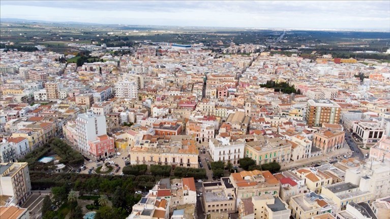 Corato vista dall'alto