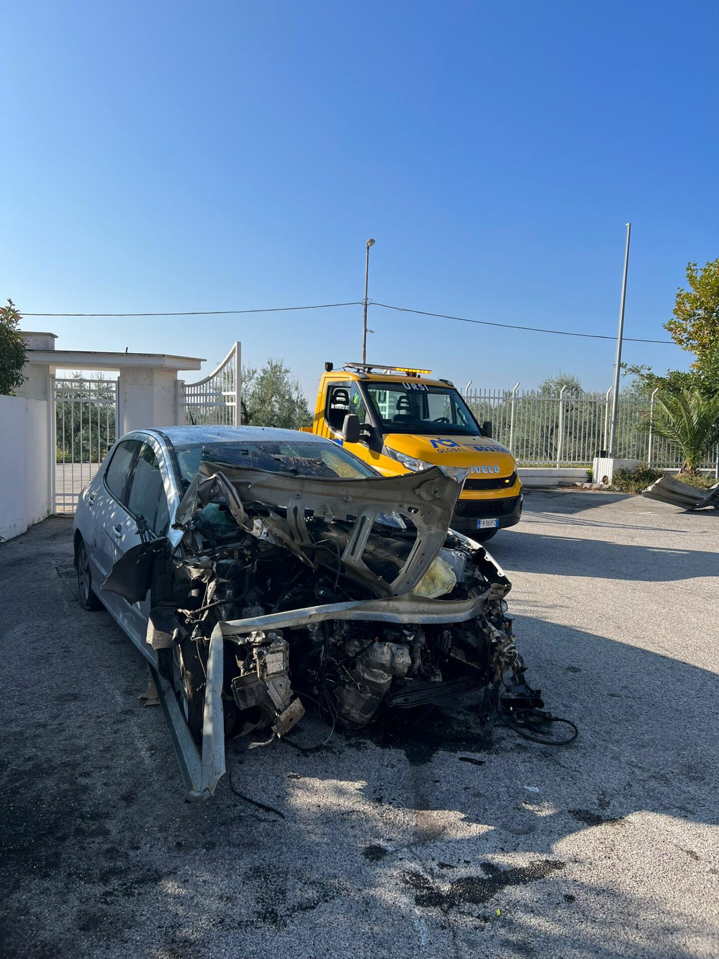 Incidente tra Terlizzi e Sovereto, un ferito