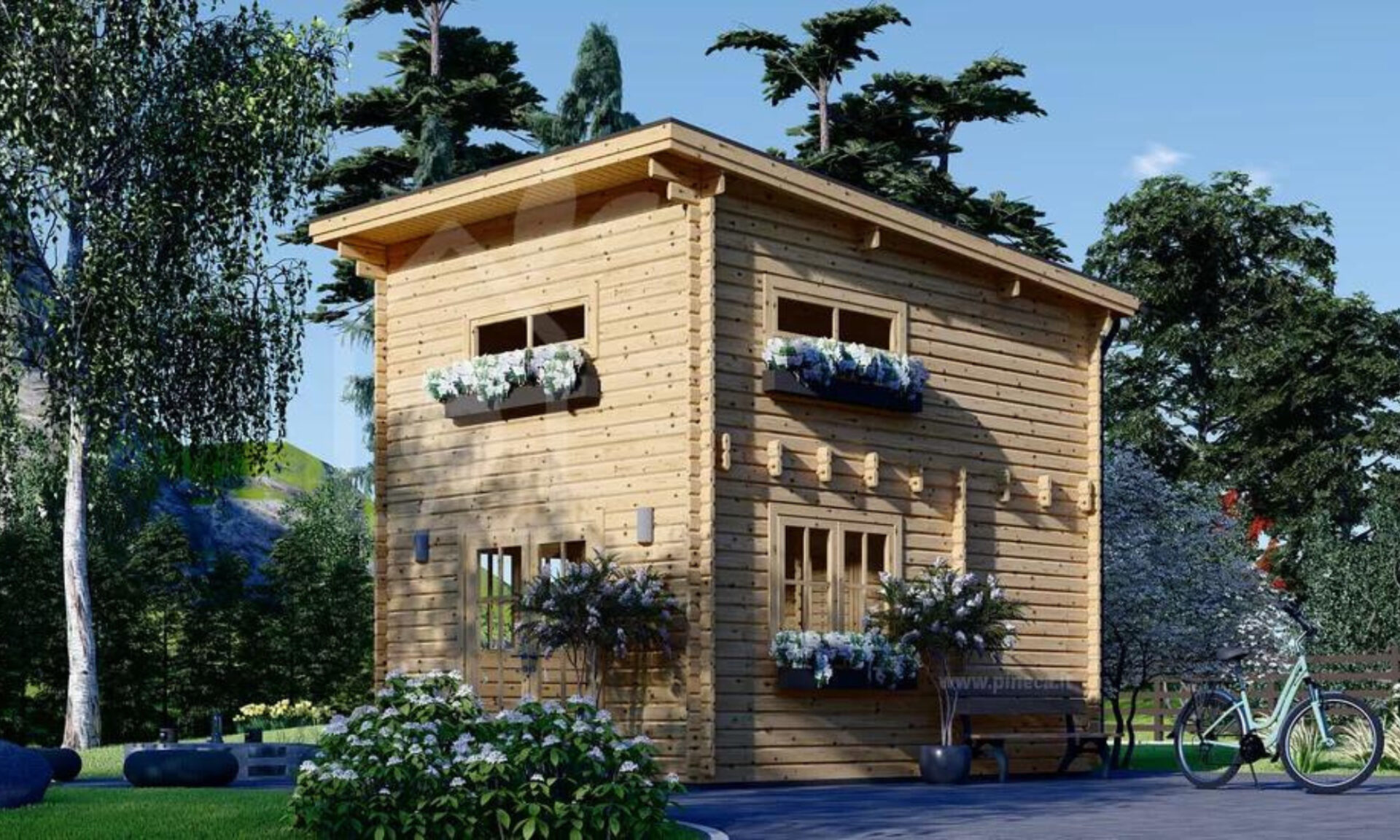 Bioedilizia: come si vive in inverno nelle casette di legno?