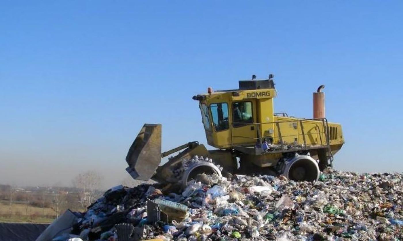 Una discarica