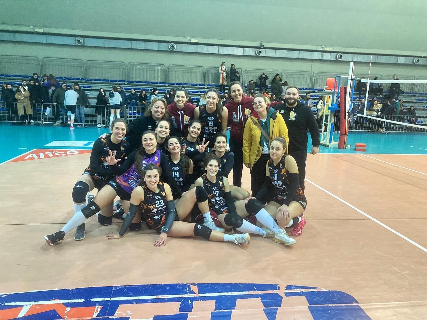 L’Asd Zest torna a vincere: 1-3 contro l’Amatori Volley Bari