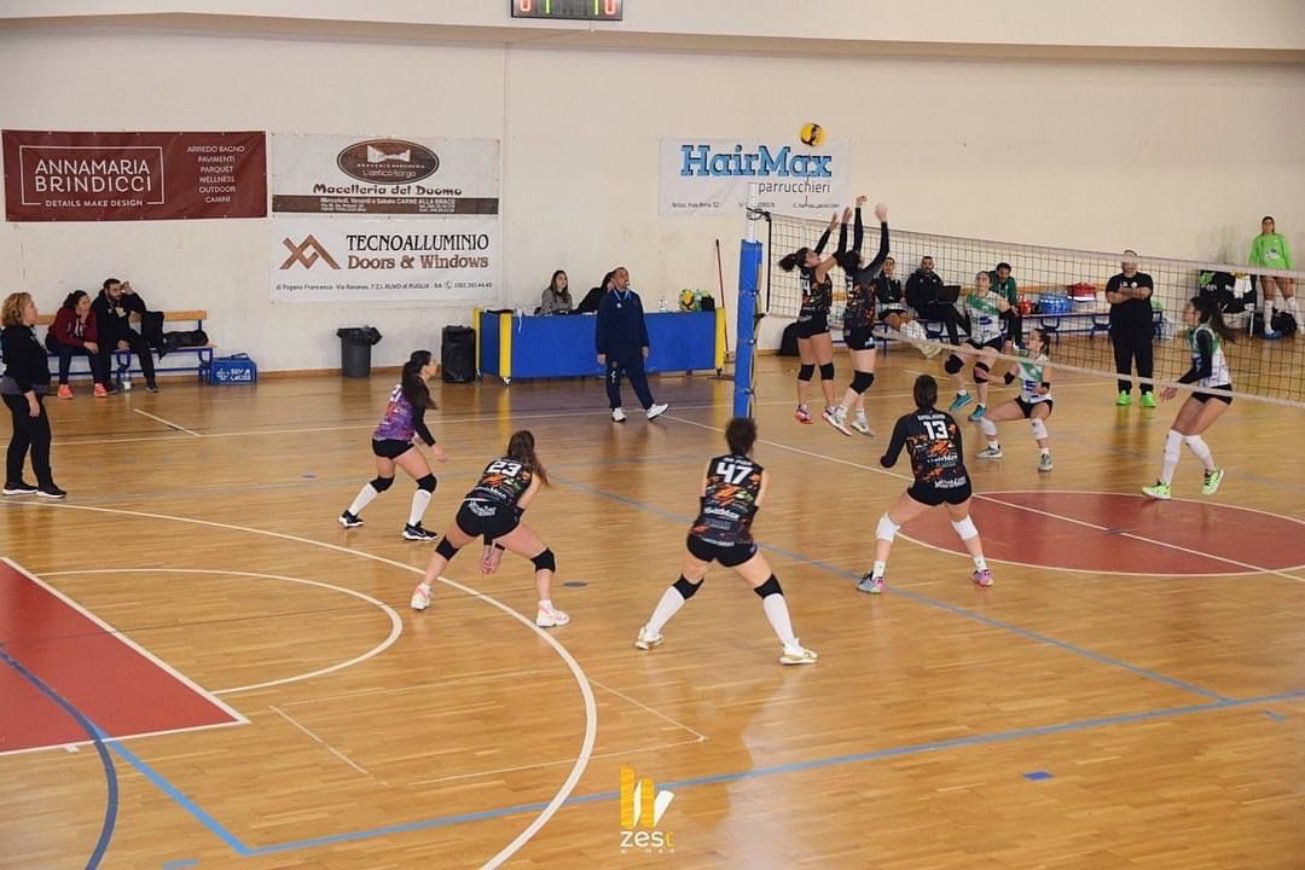 Amara sconfitta per l’Asd Zest contro l’Asem Volley Bari