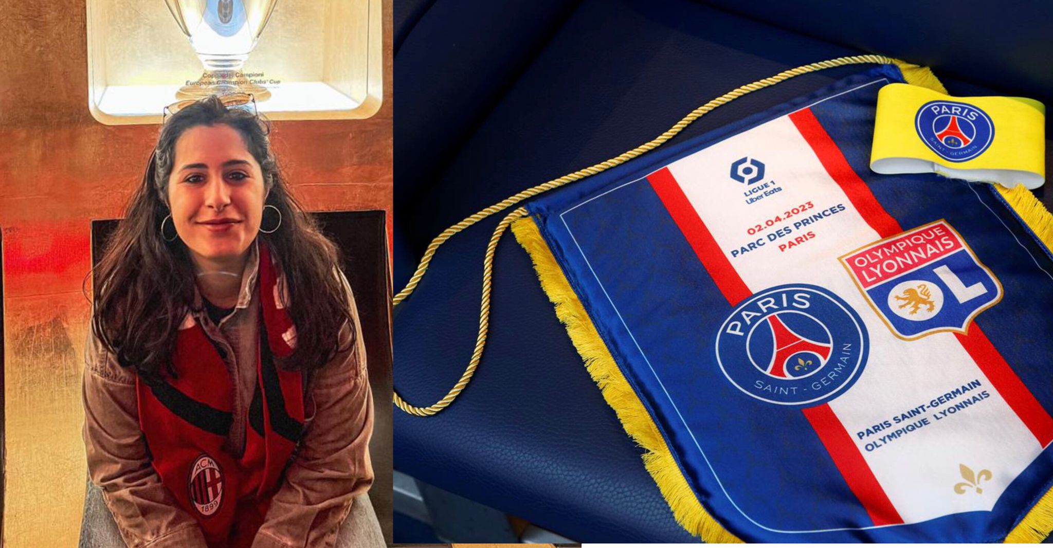 Il talento artistico di Anita Gabrielli conquista anche il Paris Saint Germain