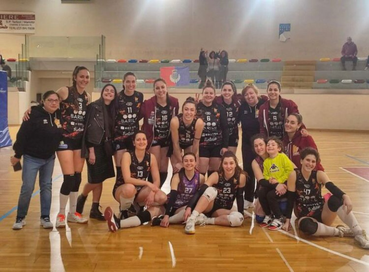 L’Asd Zest Terlizzi chiude in tre set la sfida con la Pm Volley Potenza