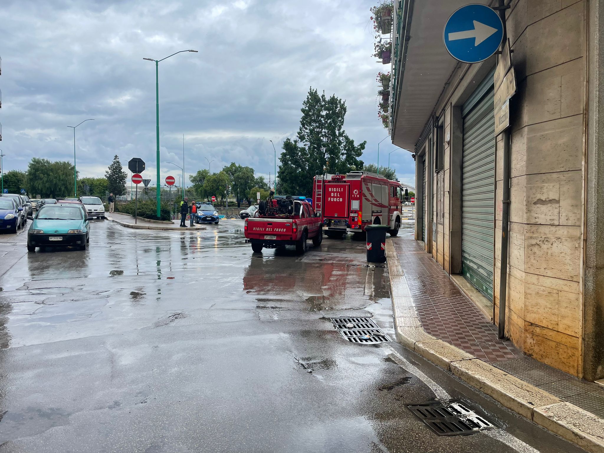 Maltempo a Terlizzi, evacuati bimbi da un centro socio educativo allagato