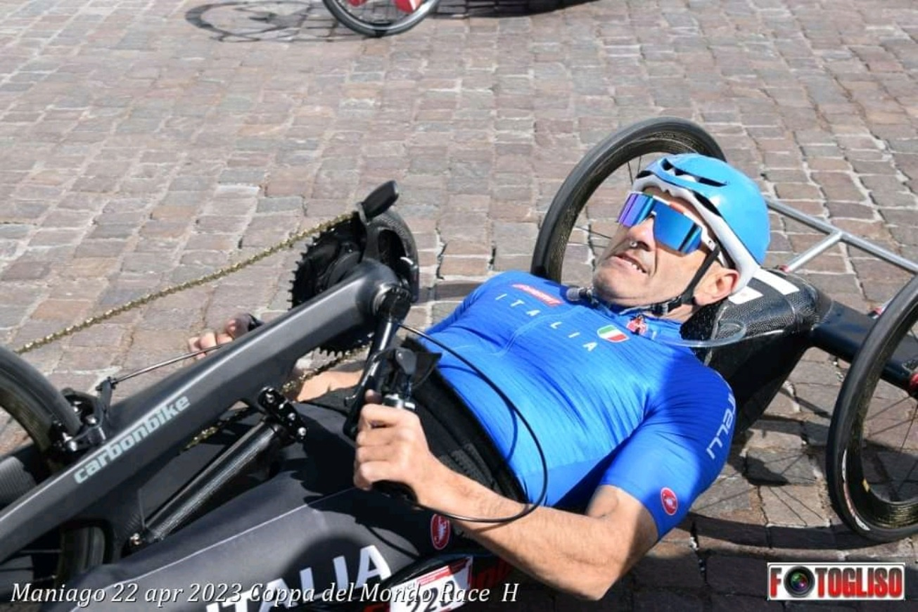 Coppa del Mondo di handbike: due medaglie di bronzo per Luca Mazzone