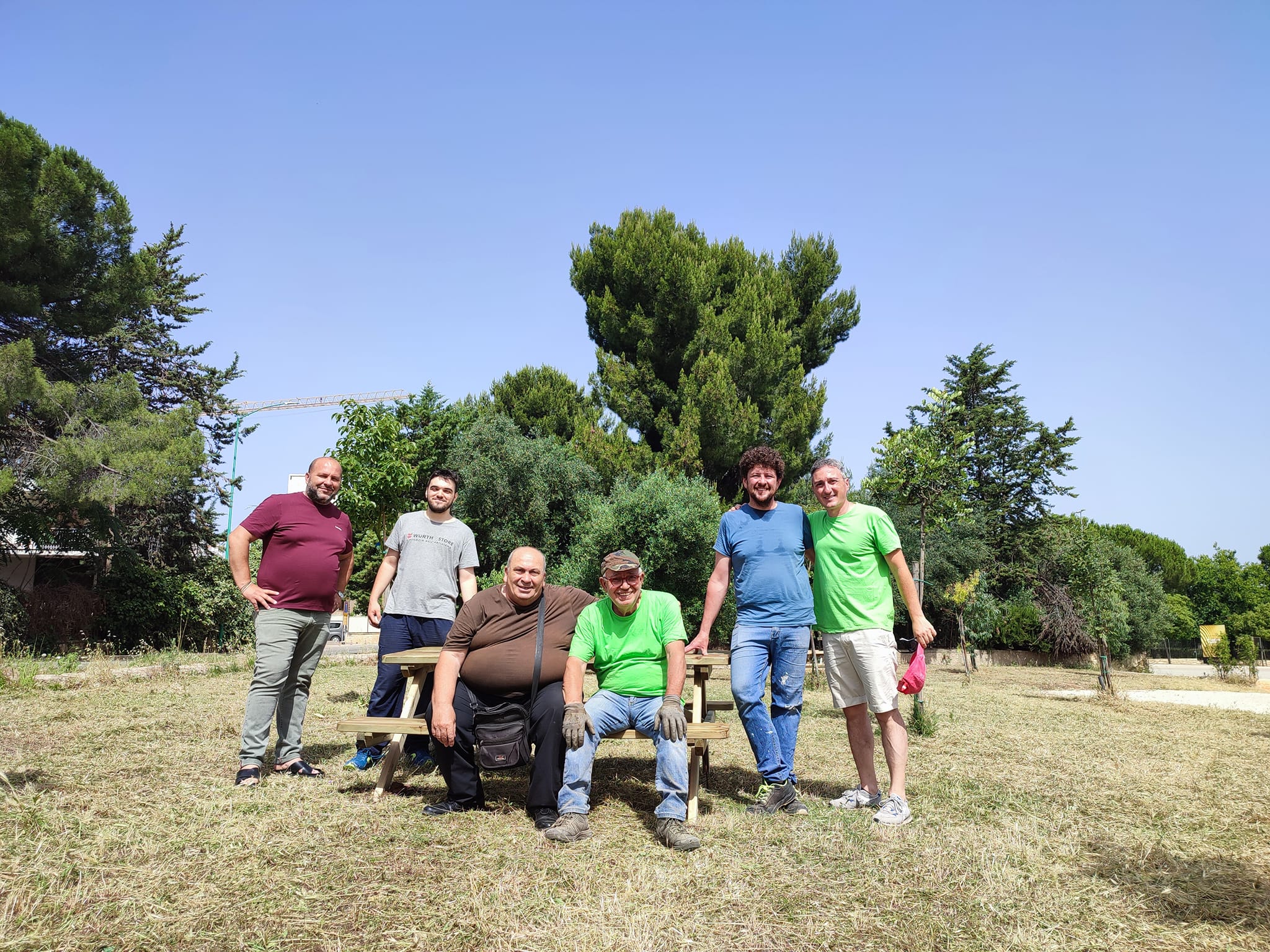 Parco Piccolo Aylan di via Sovereto: altre due sedute da picnic grazie al “Gioco dei sensi”