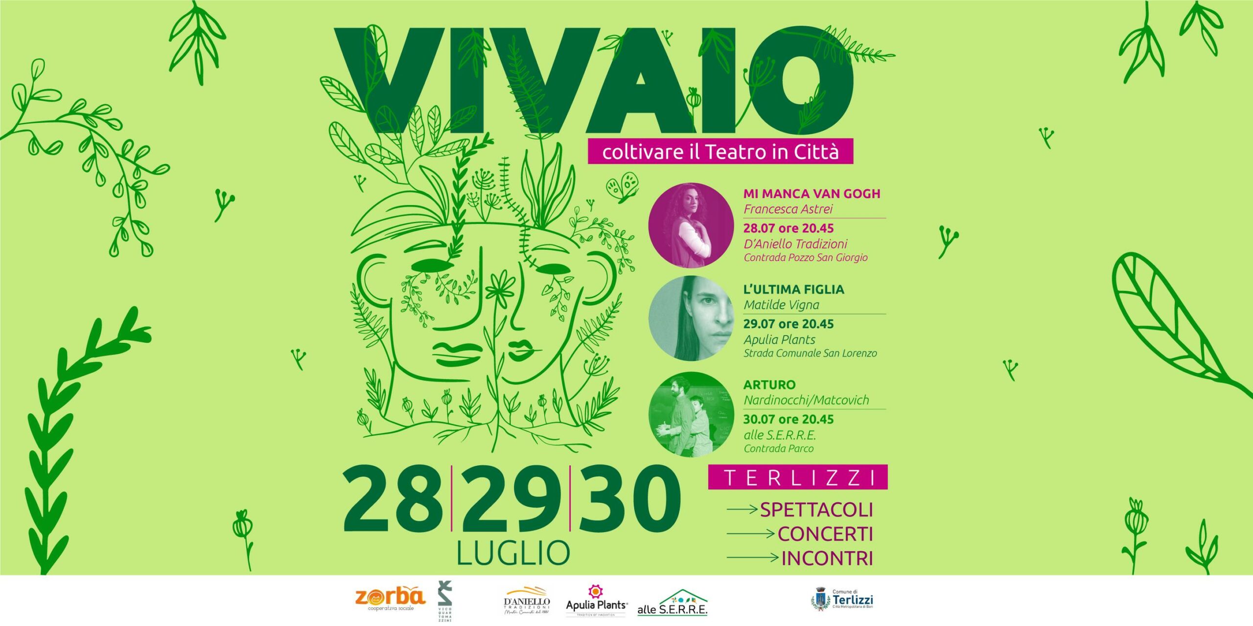 “Vivaio-coltivare il teatro in città”: ecco il ricco programma di spettacoli