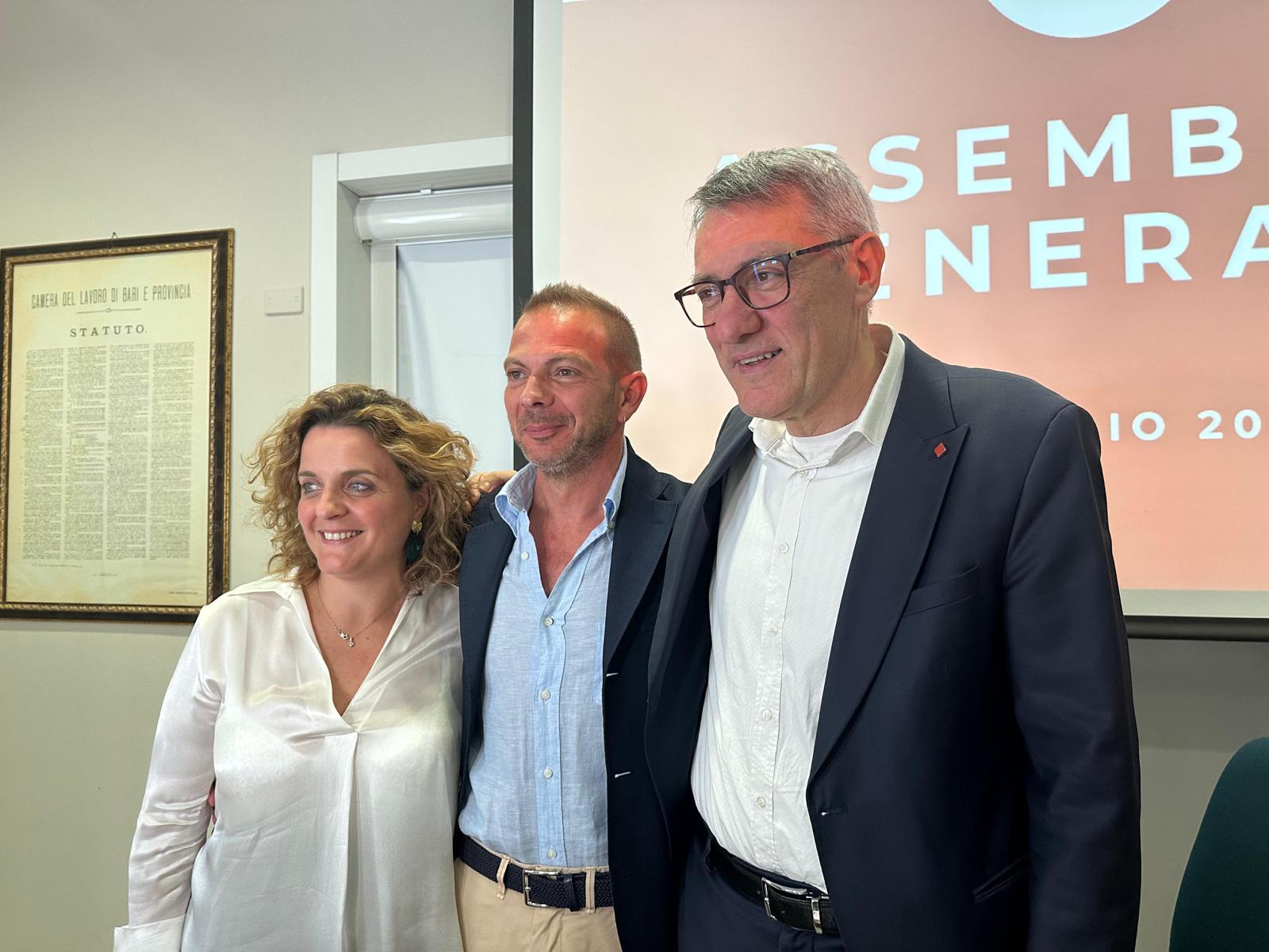 Domenico Ficco eletto nuovo segretario generale della Camera del lavoro metropolitana di Bari