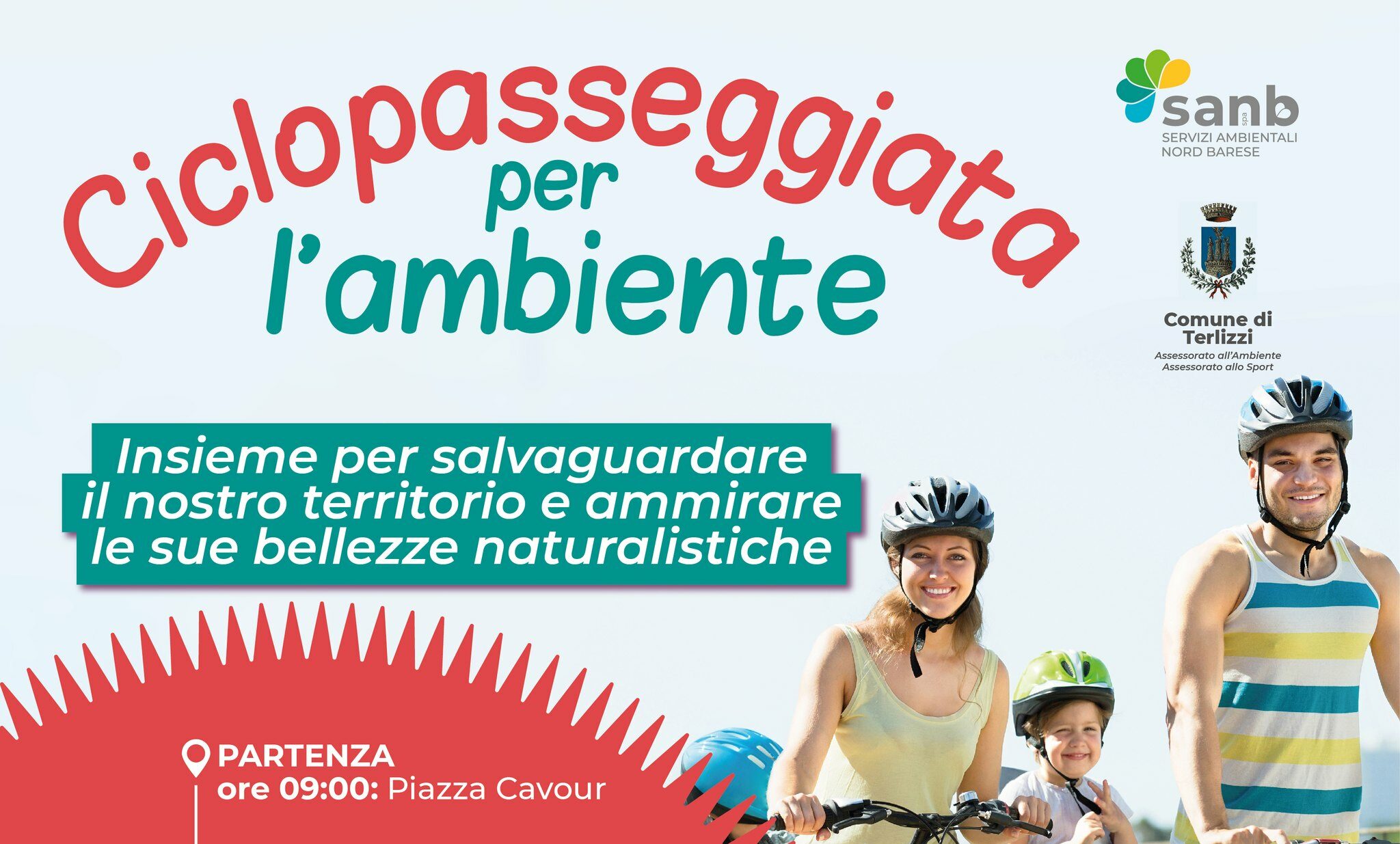 Domani la ciclopasseggiata per l’ambiente targata Sanb