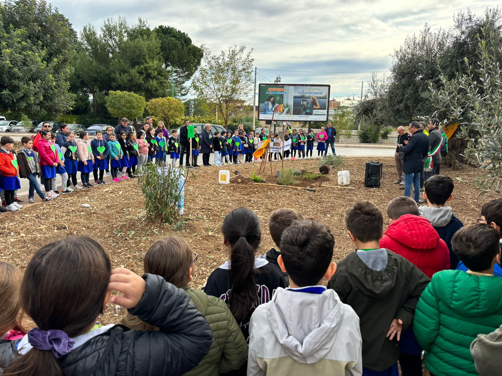 Un nuovo albero in memoria dei cittadini scomparsi a causa della pandemia