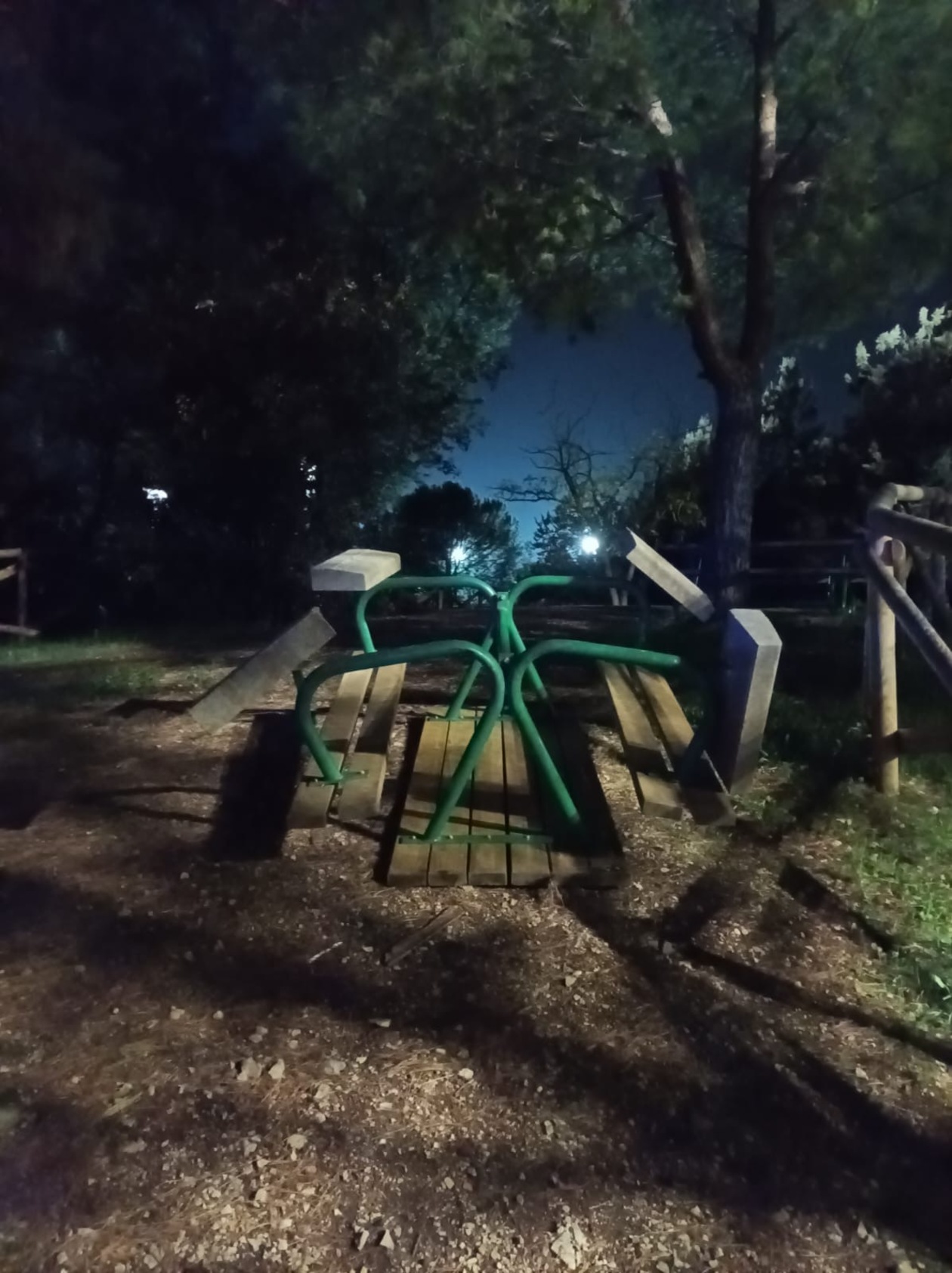 Ennesimo atto vandalico al Parco Comunale: panchina divelta