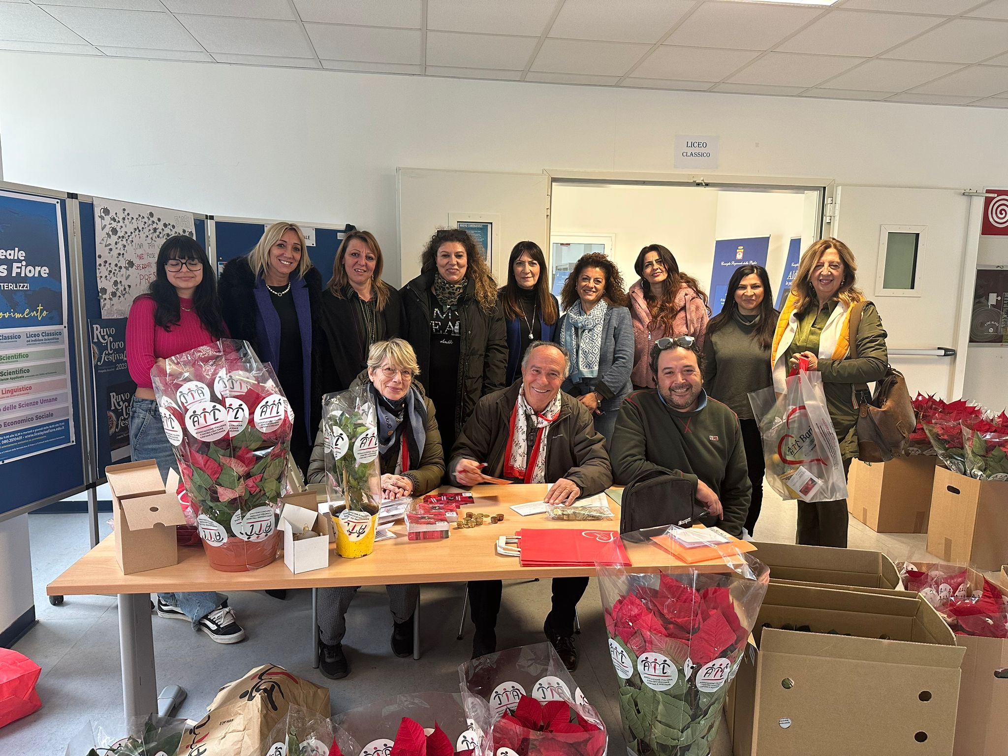 Ail, tornano le Stelle di Natale: fiorisce la speranza grazie alla campagna di sensibilizzazione