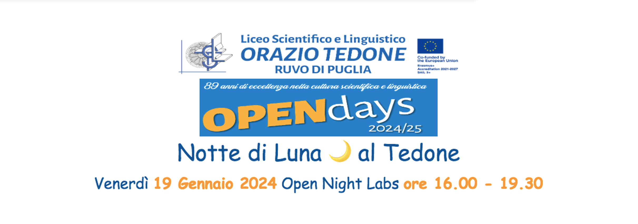 Notte di Luna al Tedone, gli Open Night Labs
