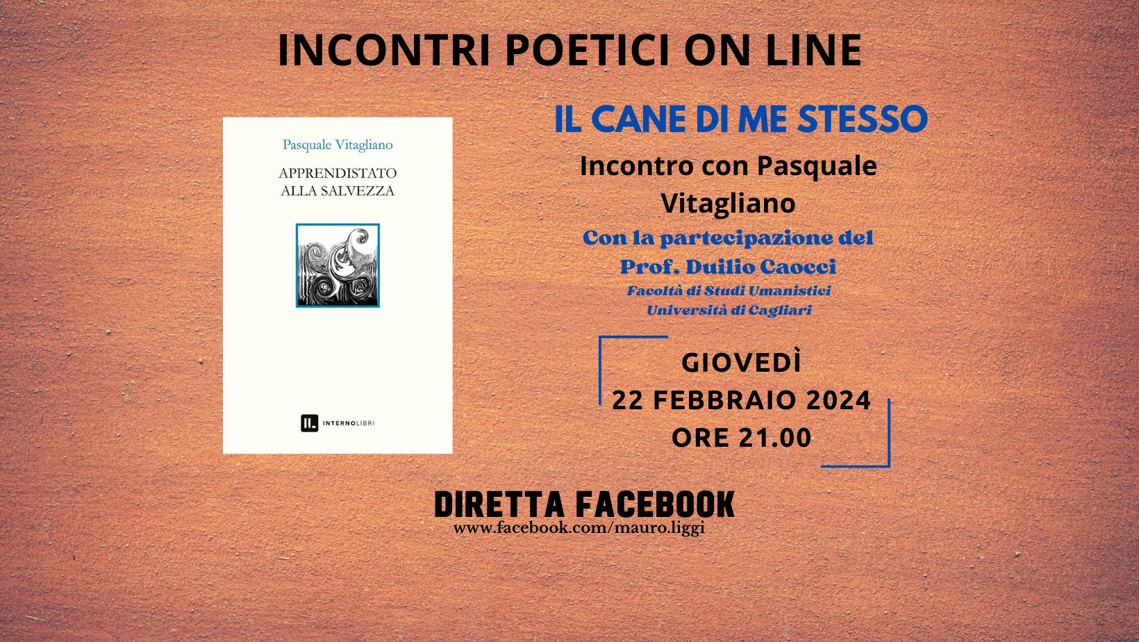 “Il cane di me stesso”: l’incontro poetico online con Pasquale Vitagliano
