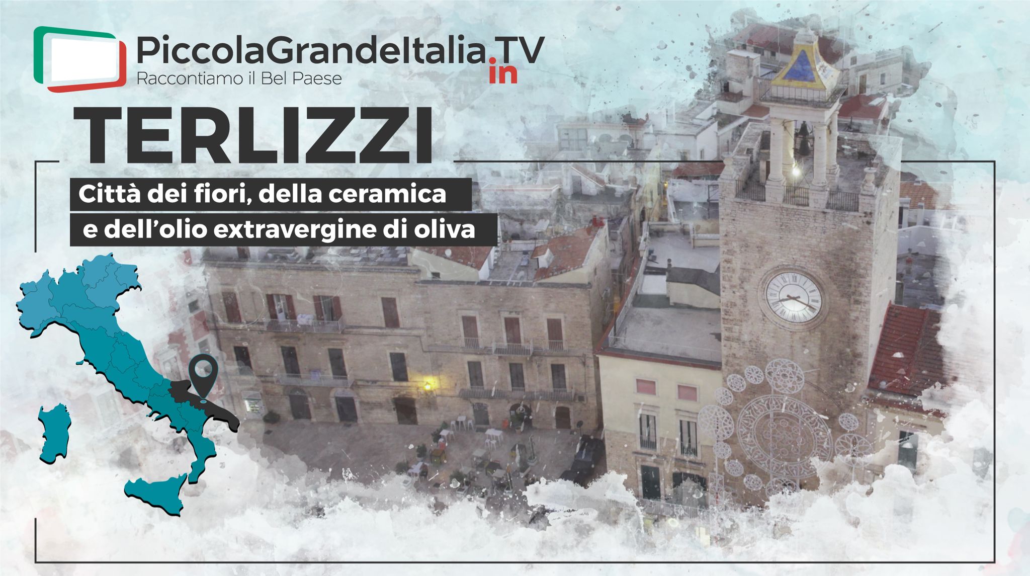 Questa sera la città di Terlizzi si racconta in tv nel format video “Piccola Grande Italia”