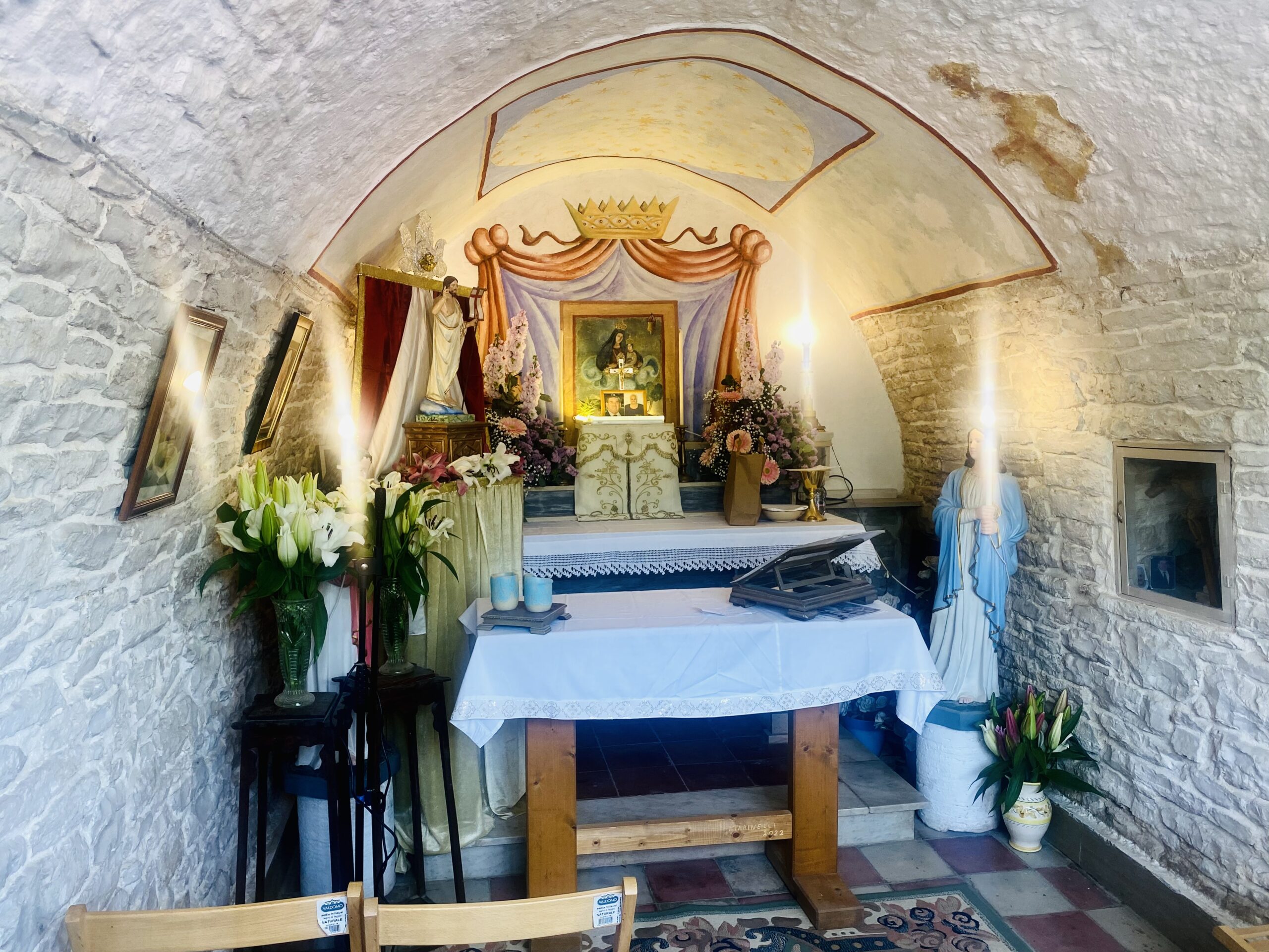 Festeggiamenti in onore di Gesù Risorto nella cappella in contrada Chicoli