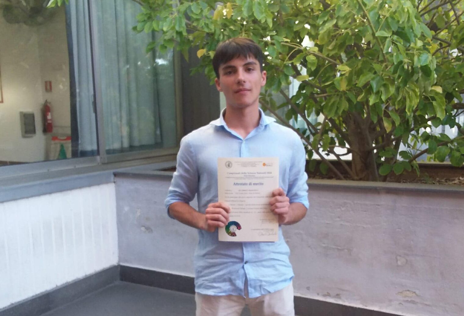Premiato il talento di Francesco De Chirico ai Campionati delle Scienze Naturali 2024