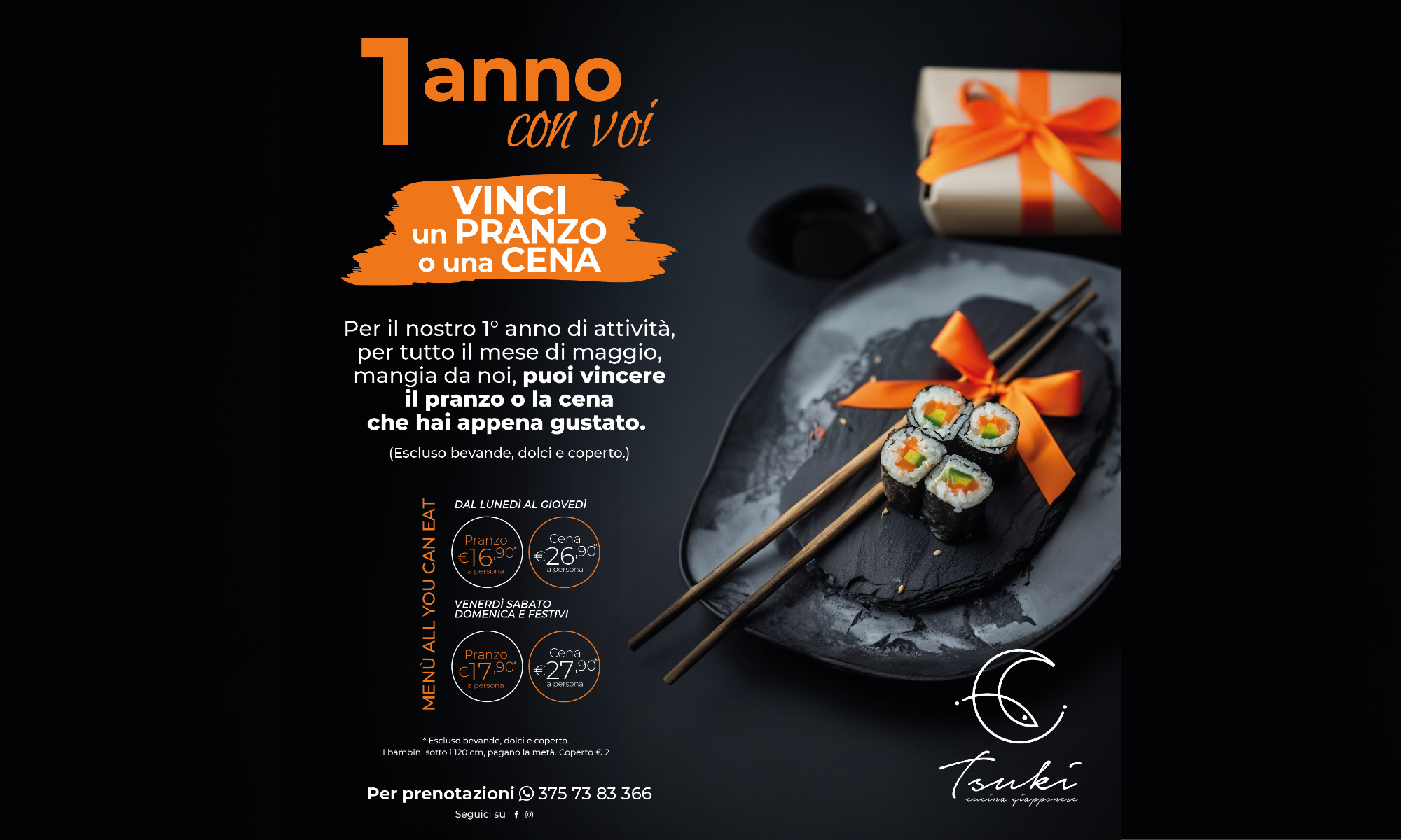 Buon compleanno Tsuki! Tutte le sorprese della cucina orientale a Corato